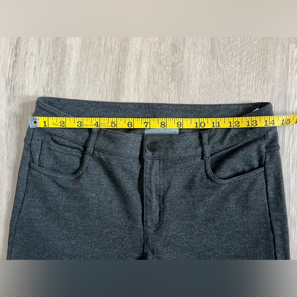 Athleta Avenue Ponte Skinny Pants Pockets Dark Grey 6P - Picture 5 of 9